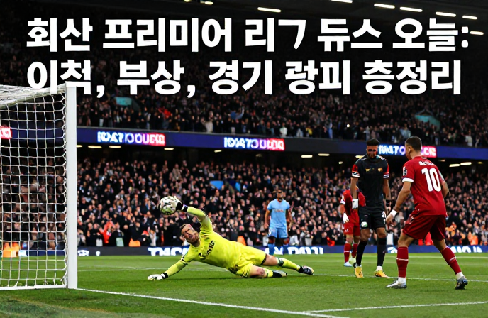 최신 프리미어 리그 뉴스 오늘: 이적, 부상, 경기 결과 & 심층 분석 총정리