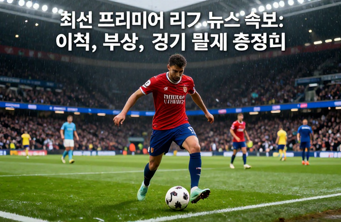 최신 프리미어 리그 뉴스 속보: 이적, 부상, 경기 결과, 분석 및 전망 총정리